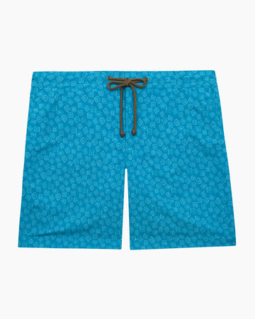 Charvet X Thorsun - Floating Squares - Blue Tonal